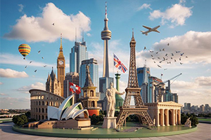 A professional rider on a horse